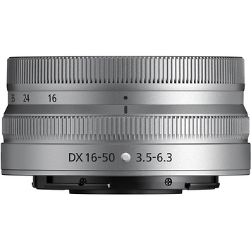 NIKKOR Z DX 16-50mm f/3.5-6.3 VR Lens (Silver)