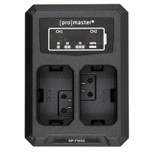 Dually Charger for Sony NP-FW50