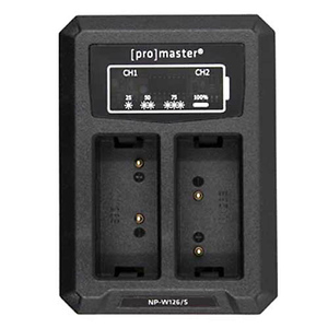 Dually Charger for Fujifilm NP-W126 and NP-W126S