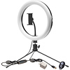 Studio Podcast System (LED Ring Light, Microphone, Boom Stand, Headphones) Thumbnail 1