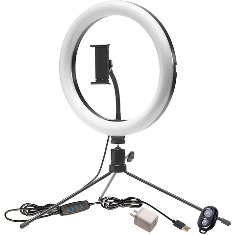 VCS700 Video Conferencing System (LED Ring Light, Microphone, Headphones) Image 1