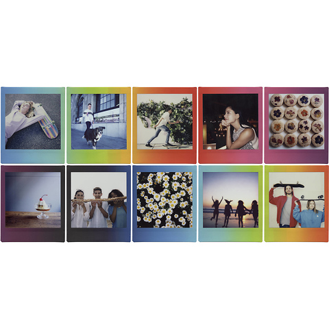 INSTAX SQUARE Rainbow Instant Film (10 Exposures) Image 1