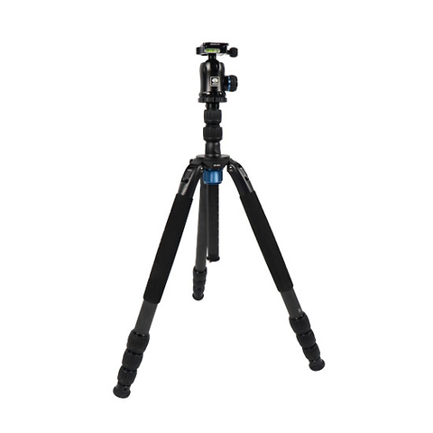 SR-3204 Carbon Fiber Tripod with SR-66 Center Column and K-30X Ballhead Kit Image 0