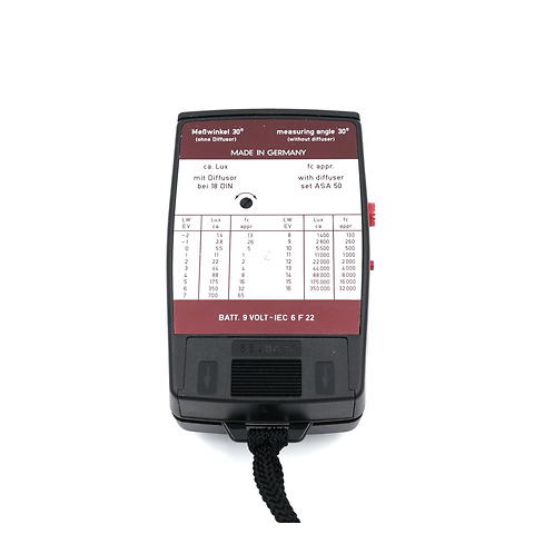 Luna Pro F Light Meter Black - Pre-Owned Image 1
