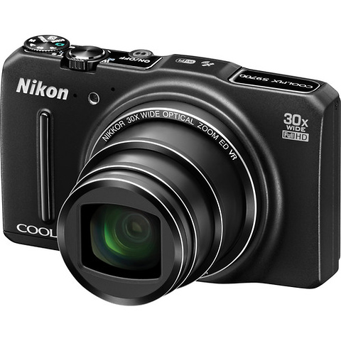COOLPIX S9700 Digital Camera (Black) - Pre-Owned Image 0