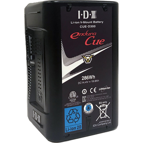 CUE-D300 286Wh High-Capacity/Load Li-Ion Battery (V-Mount) Image 1