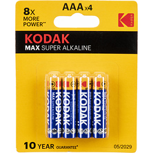 MAX AAA 1.5V Alkaline Batteries (4 Pack) Image 0