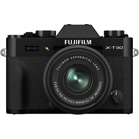 X-T30 II Mirrorless Digital Camera with 15-45mm Lens (Black) Image 0