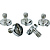 1/4 in.-20 D-Ring Screws (5 Pack)