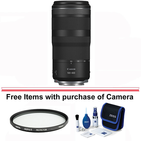 RF 100-400mm f/5.6-8 IS USM Lens with CarePAK PLUS Accidental Damage Protection Image 0