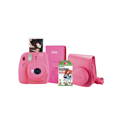 Fujifilm instax mini 9 Instant Film Camera (Flamingo Pink) 