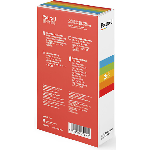 Hi-Print 2 x 3 in. Paper Cartridge Pack (20 Prints) Image 2