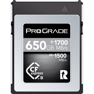 650GB CFexpress 2.0 Type B Cobalt Memory Card