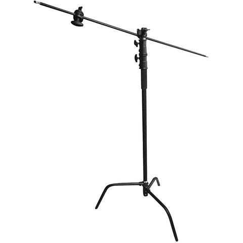 10 ft. C Stand SS Turtle Base with Boom Arm (Black) Image 0