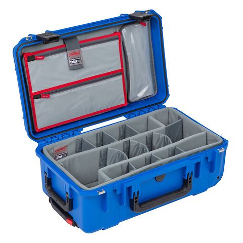 iSeries 2011-7 Case with Photo Dividers and Lid Organizer (Blue) Image 0