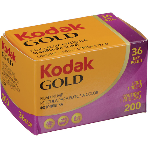 Gold 200 Color Negative Film (35mm Roll Film, 36 Exposures) Image 1