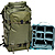 Action X50 Backpack Starter Kit with Medium DSLR Core Unit Version 2 (Army Green)