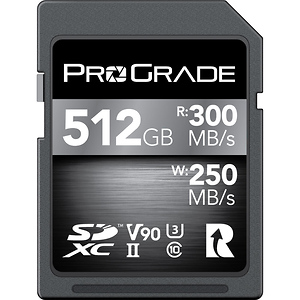 512GB UHS-II SDXC Memory Card