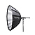 55 in. Deep Parabolic Reflector with Focus Mount Pro and Cage Mount Strobe Adapter for Profoto