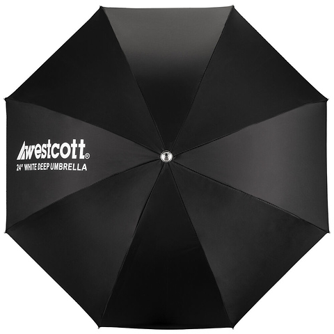 24 in. Deep White Bounce Umbrella Image 3