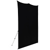 8 x 8 ft. X-Drop Fabric Backdrop Kit (Rich Black) Thumbnail 2