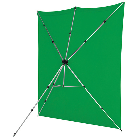 8 x 8 ft. Chroma-Key Green Screen Kit Image 3