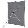 8 x 8 ft. X-Drop Fabric Backdrop Kit (Neutral Gray) Thumbnail 3