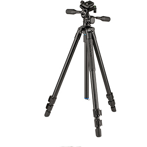 Pro AL-523-3W Aluminum 3-Section Tripod with Arca-Type 3-Way Pan-Tilt Head