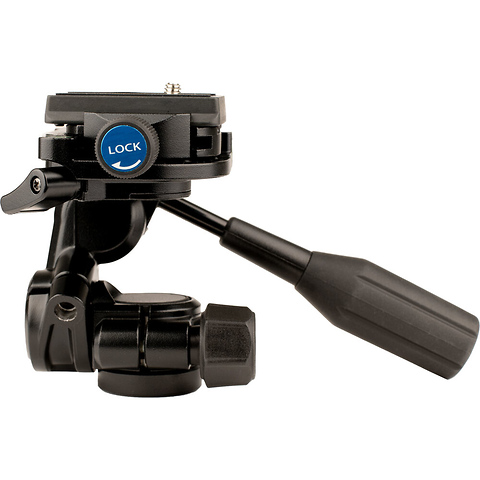 Pro AL-523-3W Aluminum 3-Section Tripod with Arca-Type 3-Way Pan-Tilt Head Image 4