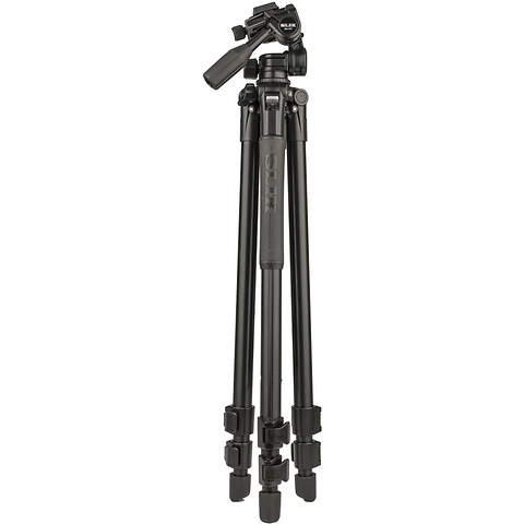 Pro AL-523-3W Aluminum 3-Section Tripod with Arca-Type 3-Way Pan-Tilt Head Image 1