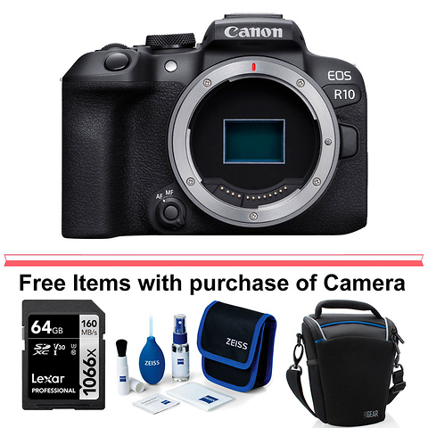 EOS R10 Mirrorless Digital Camera Body Image 0