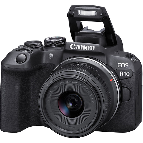 EOS R10 Mirrorless Digital Camera with 18-45mm Lens Image 1