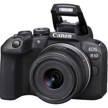 EOS R10 Mirrorless Digital Camera with 18-45mm Lens