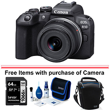 EOS R10 Mirrorless Digital Camera with 18-45mm Lens Image 0