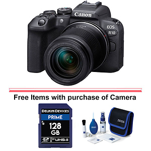 EOS R10 Mirrorless Digital Camera with 18-150mm Lens