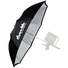 Umbrella - White with Black Backing - (36