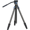 Standard Series 4-Section Carbon Fiber Tripod Kit with Ultracompact Video Head Thumbnail 2