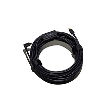 32.8 ft. Right Angle USB-C to USB-C Directional Tether Cable (Black) Image 0