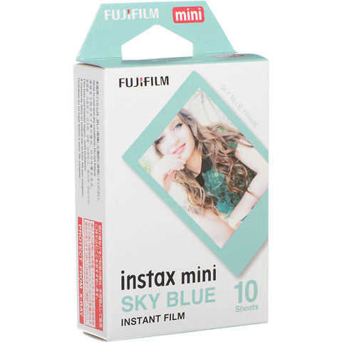 INSTAX Mini Sky Blue Instant Film (10 Exposures) Image 0