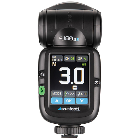 FJ80 II S Touchscreen 80Ws Speedlight with Sony Camera Mount Image 5