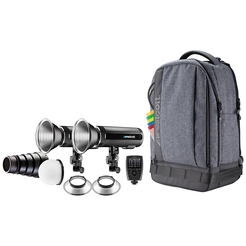 FJ200 Strobe 2-Light Backpack Kit with FJ-X3m Universal Wireless Trigger Image 0