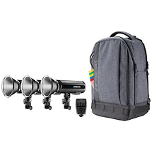 FJ200 Strobe 3-Light Backpack Kit with FJ-X3m Universal Wireless Trigger Image 0