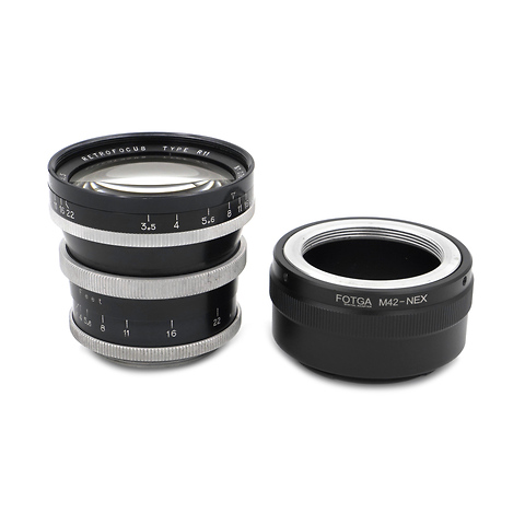 28mm f/3.5 Retrofocus Type R11 Screw-in M42 Mount w/ M42-Nex Adapter - Pre-Owned Image 3