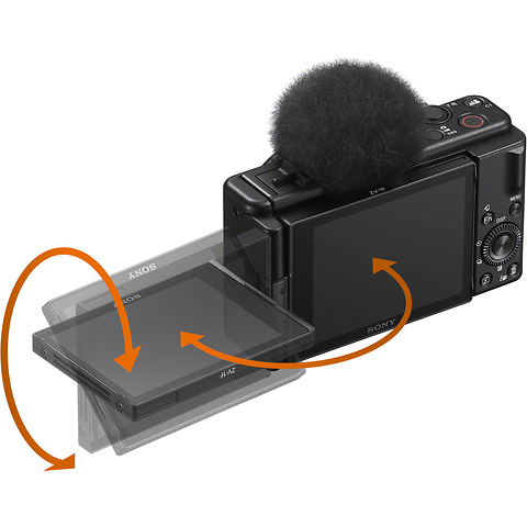 ZV-1F Vlogging Camera (Black) Image 8