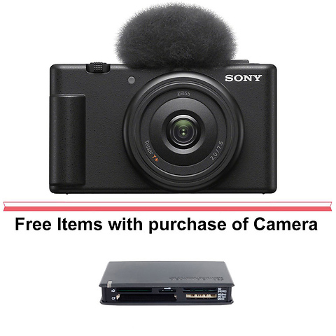 ZV-1F Vlogging Camera (Black) Image 0