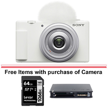 ZV-1F Vlogging Camera (White) Image 0