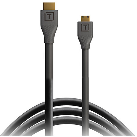 3 ft. TetherPro Mini-HDMI to HDMI Cable with Ethernet (Black) Image 0