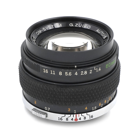 OM-System 50mm f/1.4 Manual Focus Lens G-Zuiko Auto-S - Pre-Owned Image 0