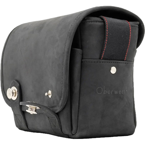 The Q Bag for Leica Q1 or Q2 Camera (Black with Red Interior) Image 1