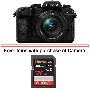 Lumix G95 Hybrid Mirrorless Camera with 12-60mm Lens